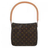 LOUIS VUITTON ルイヴィトン モノグラム ルーピング MM ブラウン M51146 レディース モノグラムキャンバス ショルダーバッグ ABランク 中古 銀蔵