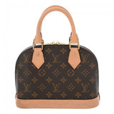 LOUIS VUITTON ルイヴィトン モノグラム アルマ BB ブラウン M53152 レディース モノグラムキャンバス ハンドバッグ Bランク 中古 銀蔵
