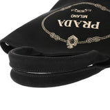 PRADA プラダ カナパトート ブラック 1BG163 レディース キャンバス トートバッグ Aランク 中古 銀蔵