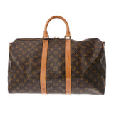 LOUIS VUITTON ルイヴィトン モノグラム キーポル バンドリエール 45 2WAY ブラウン M41418 ユニセックス モノグラムキャンバス ボストンバッグ Bランク 中古 銀蔵