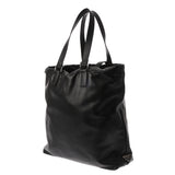 PRADA プラダ ブラック 2VG008 レディース ソフトカーフ トートバッグ ABランク 中古 銀蔵
