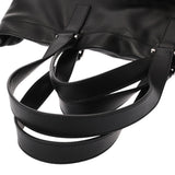 PRADA プラダ ブラック 2VG008 レディース ソフトカーフ トートバッグ ABランク 中古 銀蔵