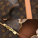 LOUIS VUITTON ルイヴィトン モノグラム キーポル 55 ブラウン M41424 ユニセックス モノグラムキャンバス ボストンバッグ ABランク 中古 銀蔵
