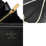 LOUIS VUITTON ルイヴィトン モノグラムマヒナ ジッピーウォレット ブラック M82645 レディース マヒナレザー 長財布 Aランク 中古 銀蔵
