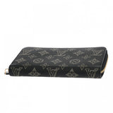 LOUIS VUITTON ルイヴィトン モノグラムマヒナ ジッピーウォレット ブラック M82645 レディース マヒナレザー 長財布 Aランク 中古 銀蔵