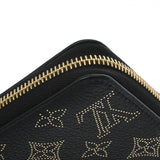 LOUIS VUITTON ルイヴィトン モノグラムマヒナ ジッピーウォレット ブラック M82645 レディース マヒナレザー 長財布 Aランク 中古 銀蔵