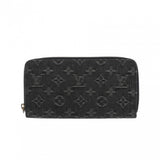 LOUIS VUITTON ルイヴィトン モノグラムデニム ジッピーウォレット ノワール M95614 ユニセックス デニム 長財布 ABランク 中古 銀蔵