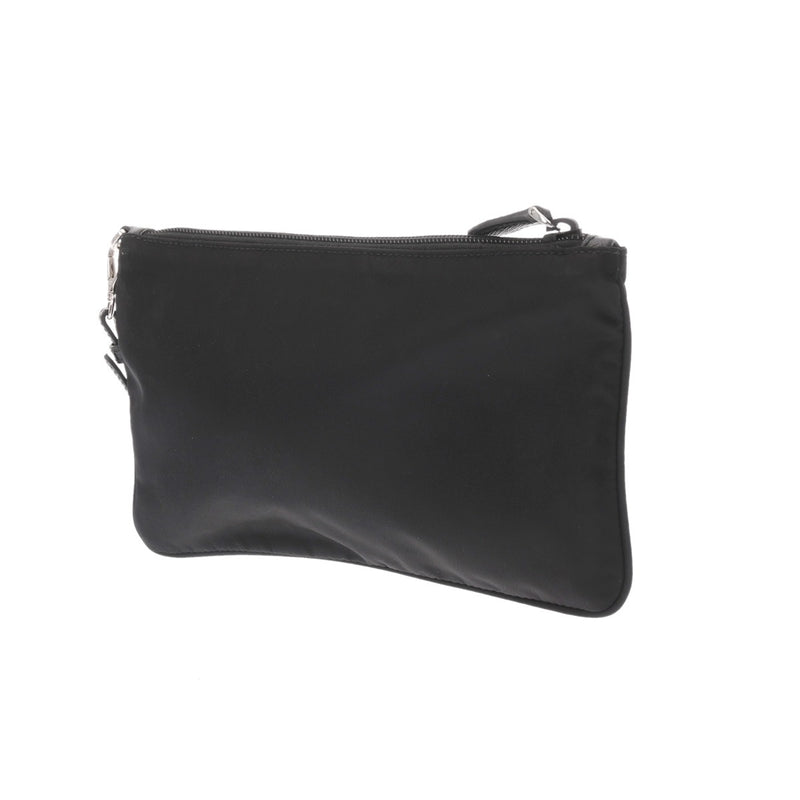 プラダ ポーチ ブラック ユニセックス ナイロン ポーチ PRADA 中古 