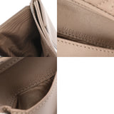 CHRISTIAN DIOR クリスチャンディオール カナージュ LadyDior Louts コンパクトウォレット グレージュ S01810NMJ レディース ラムスキン 三つ折り財布 ABランク 中古 銀蔵