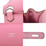 HERMES エルメス ジプシエール 28 ピンク □N刻印(2010年頃) レディース ヴォースイフト ショルダーバッグ Bランク 中古 銀蔵