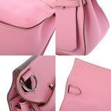 HERMES エルメス ジプシエール 28 ピンク □N刻印(2010年頃) レディース ヴォースイフト ショルダーバッグ Bランク 中古 銀蔵