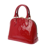 LOUIS VUITTON ルイヴィトン モノグラムヴェルニ アルマ BB 2WAY ポムダムール M91606 レディース モノグラムヴェルニ ハンドバッグ Aランク 中古 銀蔵