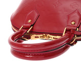 LOUIS VUITTON ルイヴィトン モノグラムヴェルニ アルマ BB 2WAY ポムダムール M91606 レディース モノグラムヴェルニ ハンドバッグ Aランク 中古 銀蔵