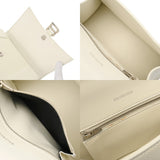 BALENCIAGA バレンシアガ アワーグラス S ホワイト 593546 レディース レザー ハンドバッグ Aランク 中古 銀蔵