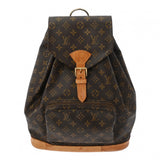 LOUIS VUITTON ルイヴィトン モノグラム モンスリ GM ブラウン M51135 ユニセックス モノグラムキャンバス リュック・デイパック Bランク 中古 銀蔵