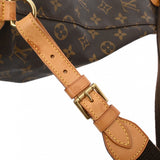 LOUIS VUITTON ルイヴィトン モノグラム モンスリ GM ブラウン M51135 ユニセックス モノグラムキャンバス リュック・デイパック Bランク 中古 銀蔵
