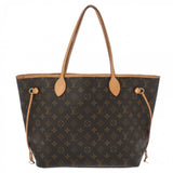 LOUIS VUITTON ルイヴィトン モノグラム ネヴァーフル MM ブラウン M40156 ユニセックス モノグラムキャンバス トートバッグ Bランク 中古 銀蔵