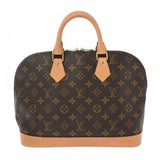 LOUIS VUITTON ルイヴィトン モノグラム アルマ 旧型 ブラウン M51130 レディース モノグラムキャンバス ハンドバッグ ABランク 中古 銀蔵