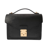 LOUIS VUITTON ルイヴィトン エピ モンソー ノワール M52122 ユニセックス エピレザー ハンドバッグ ABランク 中古 銀蔵