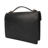 LOUIS VUITTON ルイヴィトン エピ モンソー ノワール M52122 ユニセックス エピレザー ハンドバッグ ABランク 中古 銀蔵