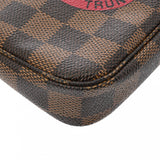 LOUIS VUITTON ルイヴィトン ダミエ ミニポシェットアクセソワール ブラウン N58011 レディース ダミエキャンバス アクセサリーポーチ ABランク 中古 銀蔵
