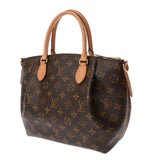 LOUIS VUITTON ルイヴィトン モノグラム テュレン PM ブラウン M48813 レディース モノグラムキャンバス ハンドバッグ ABランク 中古 銀蔵
