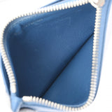 BALENCIAGA バレンシアガ コインカードホルダー ブルー 594214 ユニセックス レザー コインケース Aランク 中古 銀蔵