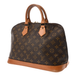 LOUIS VUITTON ルイヴィトン モノグラム アルマ 旧型 ブラウン M51130 レディース モノグラムキャンバス ハンドバッグ Bランク 中古 銀蔵