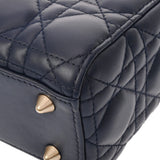 CHRISTIAN DIOR クリスチャンディオール MY ABCDior スモール ネイビー M0538ONGE レディース ラムスキン 2WAYバッグ Aランク 中古 銀蔵