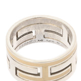 HERMES エルメス ムーブアッシュリング #52 ホワイト/シルバー 12号 レディース シルバー925 リング・指輪 Aランク 中古 銀蔵