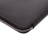 HERMES エルメス アザップロング シルクイン レザン シルバー金具 D刻印(2019年頃) レディース ヴォーエプソン 長財布 Bランク 中古 銀蔵