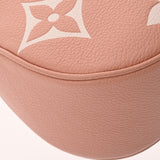 LOUIS VUITTON ルイヴィトン モノグラムアンプラント バガテル ローズトリアノン/クレーム M46301 レディース レザー ショルダーバッグ Aランク 中古 銀蔵