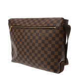 LOUIS VUITTON ルイヴィトン ダミエ ブルックリン MM ブラウン N51211 ユニセックス ダミエキャンバス ショルダーバッグ Bランク 中古 銀蔵