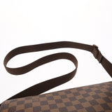 LOUIS VUITTON ルイヴィトン ダミエ ブルックリン MM ブラウン N51211 ユニセックス ダミエキャンバス ショルダーバッグ Bランク 中古 銀蔵