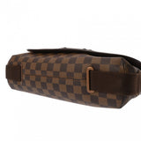 LOUIS VUITTON ルイヴィトン ダミエ ブルックリン MM ブラウン N51211 ユニセックス ダミエキャンバス ショルダーバッグ Bランク 中古 銀蔵
