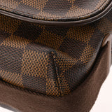 LOUIS VUITTON ルイヴィトン ダミエ ブルックリン MM ブラウン N51211 ユニセックス ダミエキャンバス ショルダーバッグ Bランク 中古 銀蔵