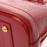 LOUIS VUITTON ルイヴィトン ヴェルニ レイユール アルマ BB ポムダムール M91593 レディース ヴェルニ ハンドバッグ ABランク 中古 銀蔵