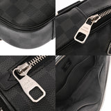 LOUIS VUITTON ルイヴィトン ダミエグラフィット アンブレール ブラック N41289 メンズ ダミエキャンバス ボディバッグ Aランク 中古 銀蔵