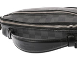 LOUIS VUITTON ルイヴィトン ダミエグラフィット アンブレール ブラック N41289 メンズ ダミエキャンバス ボディバッグ Aランク 中古 銀蔵