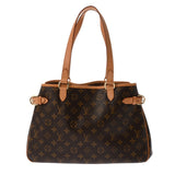 LOUIS VUITTON ルイヴィトン モノグラム バティニョール オリゾンタル ブラウン M51154 レディース モノグラムキャンバス トートバッグ ABランク 中古 銀蔵