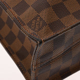 LOUIS VUITTON ルイヴィトン ダミエ サックプラ ブラウン N51140 ユニセックス ダミエキャンバス トートバッグ ABランク 中古 銀蔵