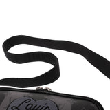 LOUIS VUITTON ルイヴィトン モノグラムストライプエクリプス モジュラースリングバッグ LV×NIGO グレー/ブラック M59338 ユニセックス モノグラムストライプエクリプス キャンバス ウエストバッグ Aランク 中古 銀蔵
