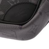 LOUIS VUITTON ルイヴィトン モノグラムストライプエクリプス モジュラースリングバッグ LV×NIGO グレー/ブラック M59338 ユニセックス モノグラムストライプエクリプス キャンバス ウエストバッグ Aランク 中古 銀蔵