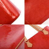 LOUIS VUITTON ルイヴィトン モノグラムヴェルニ ヒューストン レッド M91092 レディース ヴェルニ ハンドバッグ ABランク 中古 銀蔵