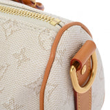 LOUIS VUITTON ルイヴィトン モノグラムヘリテージ キーポル バンドリエール 25 オフホワイト M15706 レディース モノグラムヘリテージキャンバス ハンドバッグ Aランク 中古 銀蔵