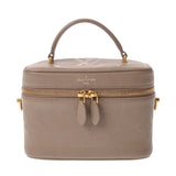 LOUIS VUITTON ルイヴィトン ヴァニティ PM 2WAY トゥルトレール/クレーム M45608 レディース レザー バニティバッグ Aランク 中古 銀蔵