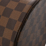 LOUIS VUITTON ルイヴィトン ダミエ パピヨン GM ブラウン レッド N51303 レディース ダミエキャンバス ハンドバッグ ABランク 中古 銀蔵