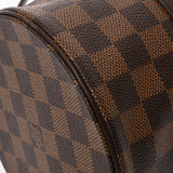 LOUIS VUITTON ルイヴィトン ダミエ パピヨン GM ブラウン レッド N51303 レディース ダミエキャンバス ハンドバッグ ABランク 中古 銀蔵