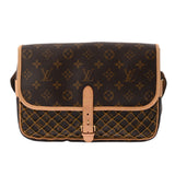 LOUIS VUITTON ルイヴィトン モノグラム コンゴ PM ブラウン M40117 ユニセックス モノグラムキャンバス ショルダーバッグ Bランク 中古 銀蔵