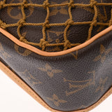 LOUIS VUITTON ルイヴィトン モノグラム コンゴ PM ブラウン M40117 ユニセックス モノグラムキャンバス ショルダーバッグ Bランク 中古 銀蔵